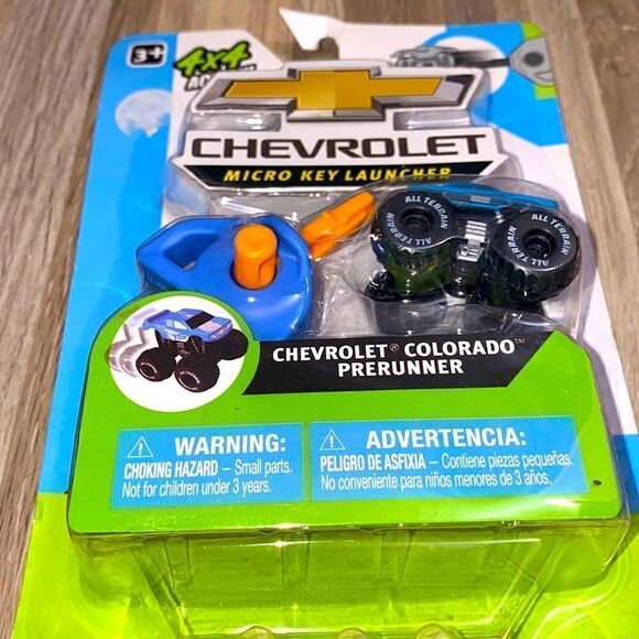 Chevy monster truck Chevrolet 4x4 truck red and blue Easter basket boy stuffer - Picture 3 of 6